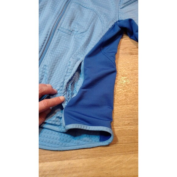 VINTAGE Nike Sphere Thermal Jacket Womens Medium Track Full Zip Waffle Running - Picture 7 of 16